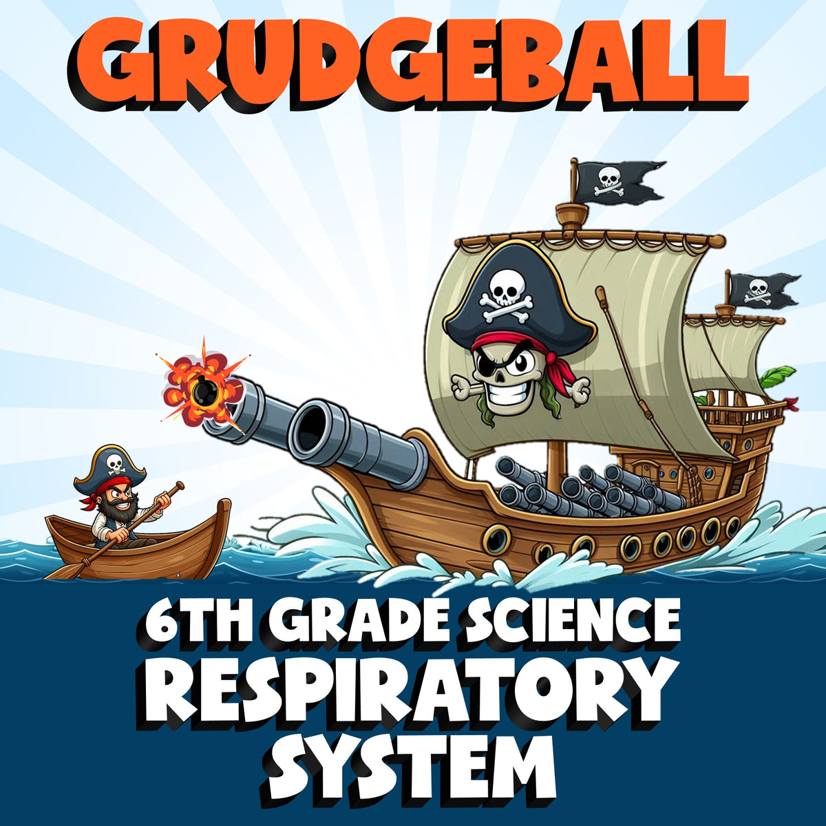 Respiratory System GRUDGEBALL Science Game - No Prep Grade 6 Review Activity