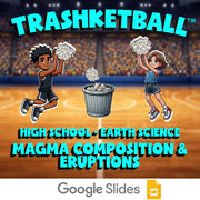 Magma Composition & Eruptions TRASHKETBALL Game - No Prep Earth Science Review
