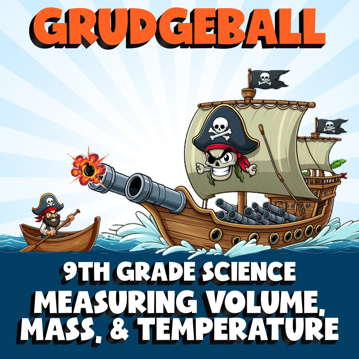 Measuring Volume, Mass, & Temperature GRUDGEBALL Science Game - No Prep Grade 9