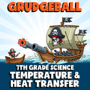 Temperature & Heat Transfer GRUDGEBALL Science Game - No Prep Grade 7 Review