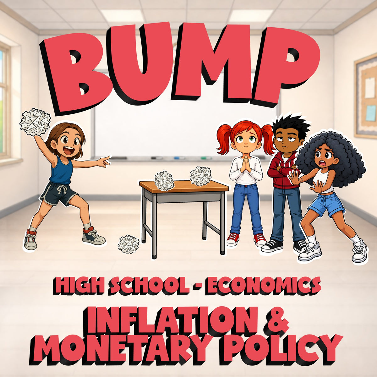 Inflation & Monetary Policy BUMP Economics Game - No Prep Review Activity