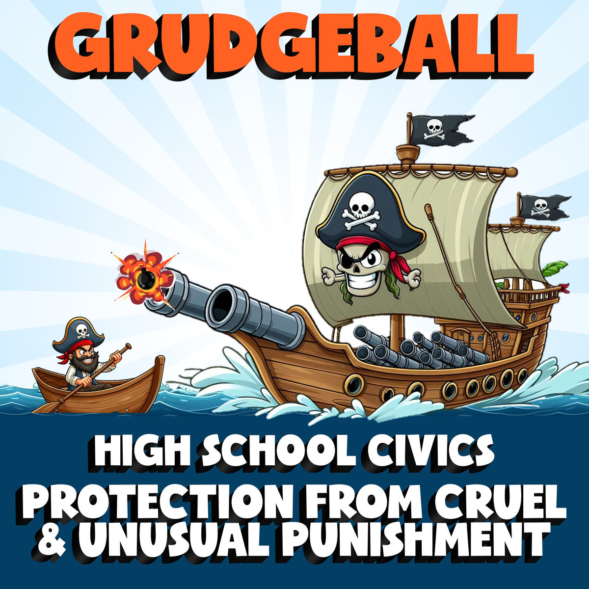 Protection from Cruel & Unusual Punishment GRUDGEBALL Civics Game - No Prep