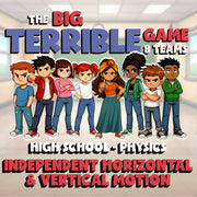 Independent Horizontal & Vertical Motion BIG TERRIBLE GAME - Physics Science