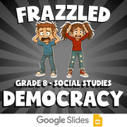 Democracy FRAZZLED Socials Game - No Prep Grade 8 Review Activity