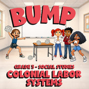 Colonial Labor Systems BUMP Socials Game - No Prep Grade 5 Review Activity