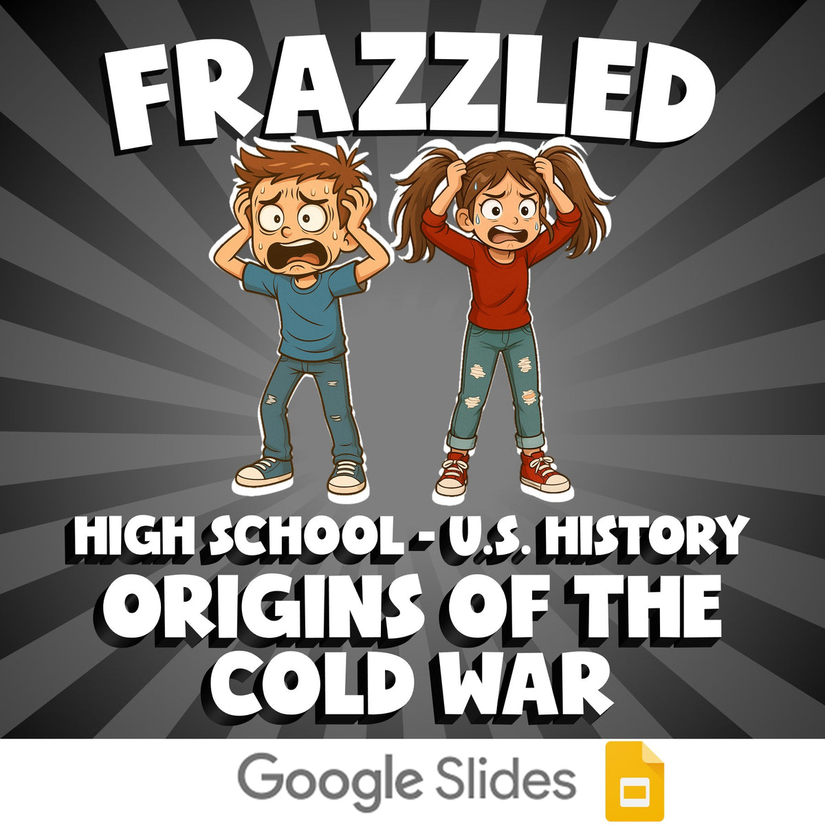 Origins of the Cold War FRAZZLED U.S. History Game - No Prep Review Activity