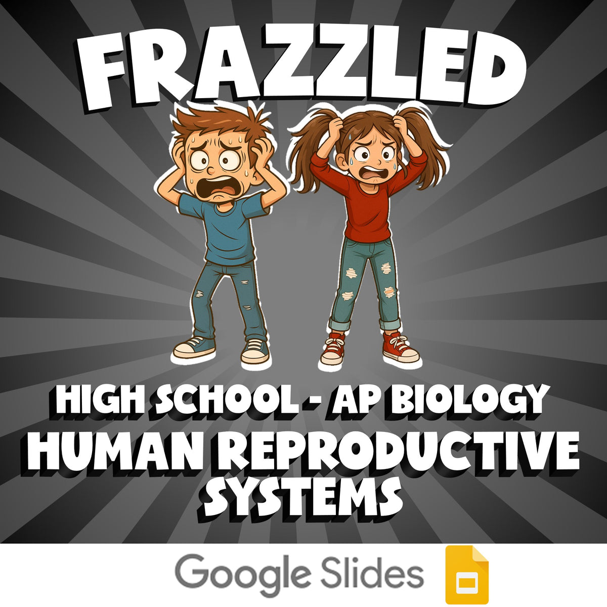 Human Reproductive Systems FRAZZLED Science Game - No Prep AP Biology Review