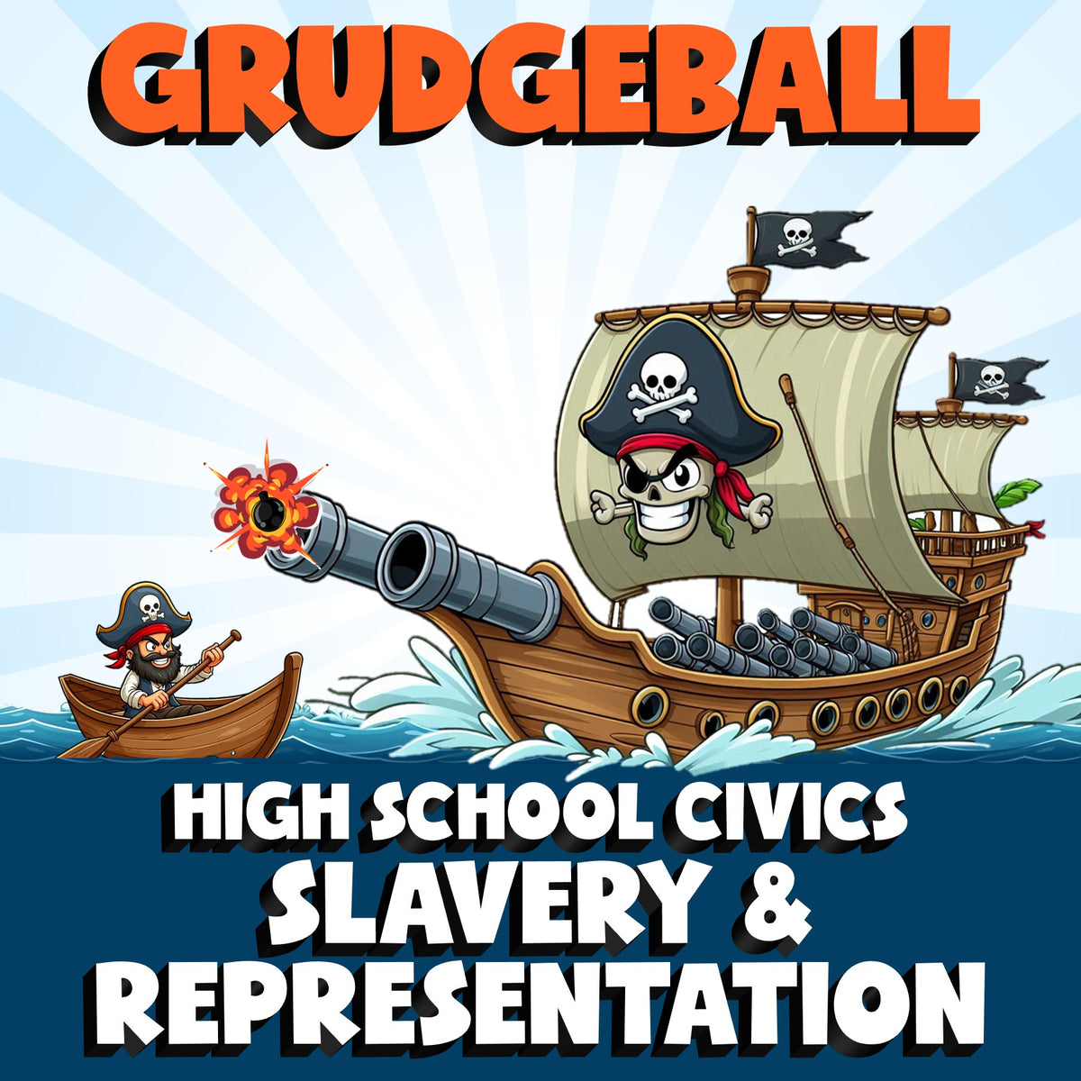 Slavery & Representation GRUDGEBALL Civics Game - No Prep Review Activity