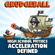 Acceleration Defined GRUDGEBALL Science Game - No Prep Physics Review Activity