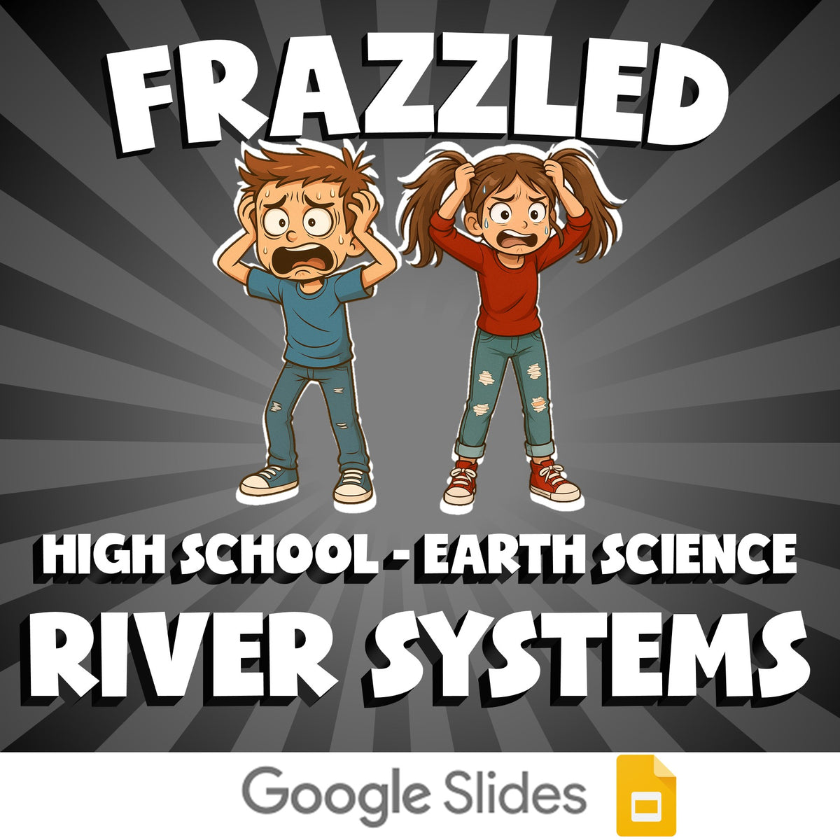 River Systems FRAZZLED Game - No Prep Earth Science Review Activity