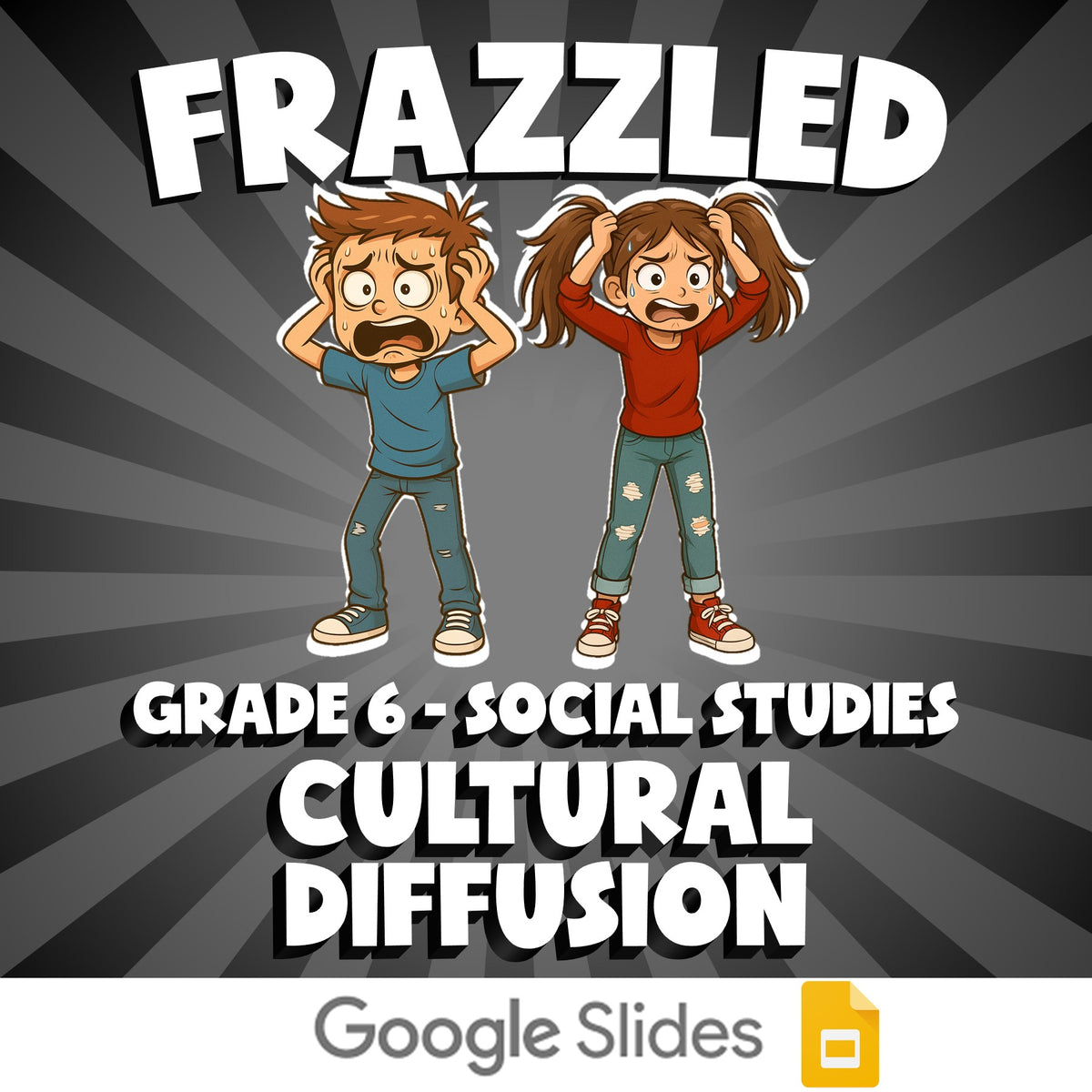 Cultural Diffusion FRAZZLED Socials Game - No Prep Grade 6 Review Activity