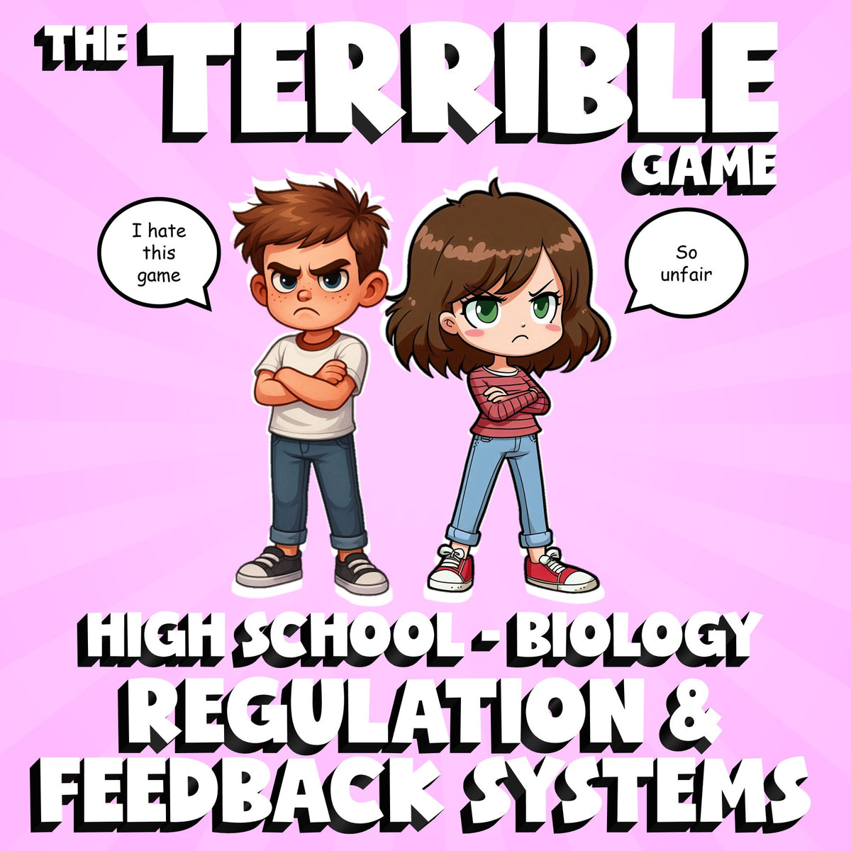 Regulation & Feedback Systems THE TERRIBLE GAME - No Prep Biology Science Review