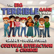 Cultural Interaction & Change BIG TERRIBLE GAME - No Prep Grade 5 Socials Review