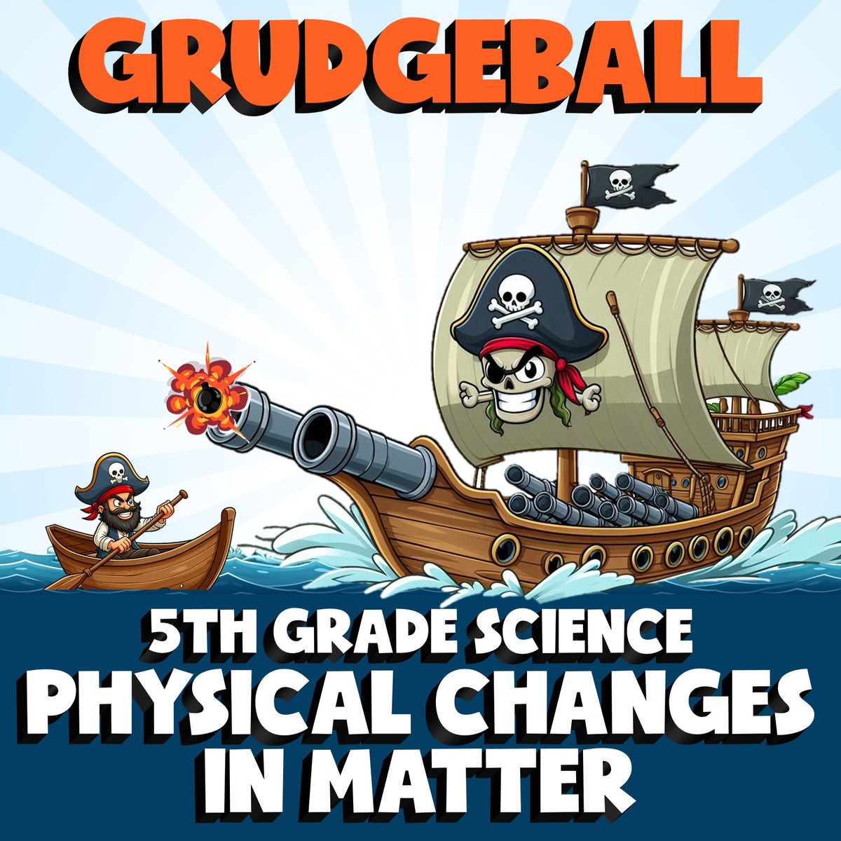 Physical Changes in Matter GRUDGEBALL Science Game - No Prep Grade 5 Review