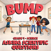 Asking Scientific Questions BUMP Science Game - No Prep Grade 4 Review Activity