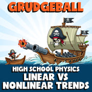 Linear vs Nonlinear Trends GRUDGEBALL Science Game - No Prep Physics Review