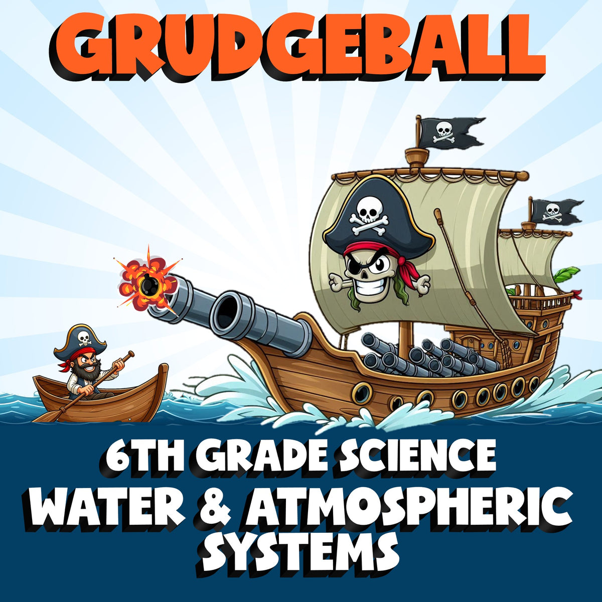 Water & Atmospheric Systems GRUDGEBALL Science Game - No Prep Grade 6 Review
