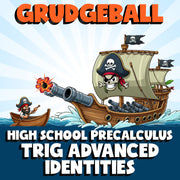 Trig Advanced Identities GRUDGEBALL Math Game - No Prep PreCalculus Review