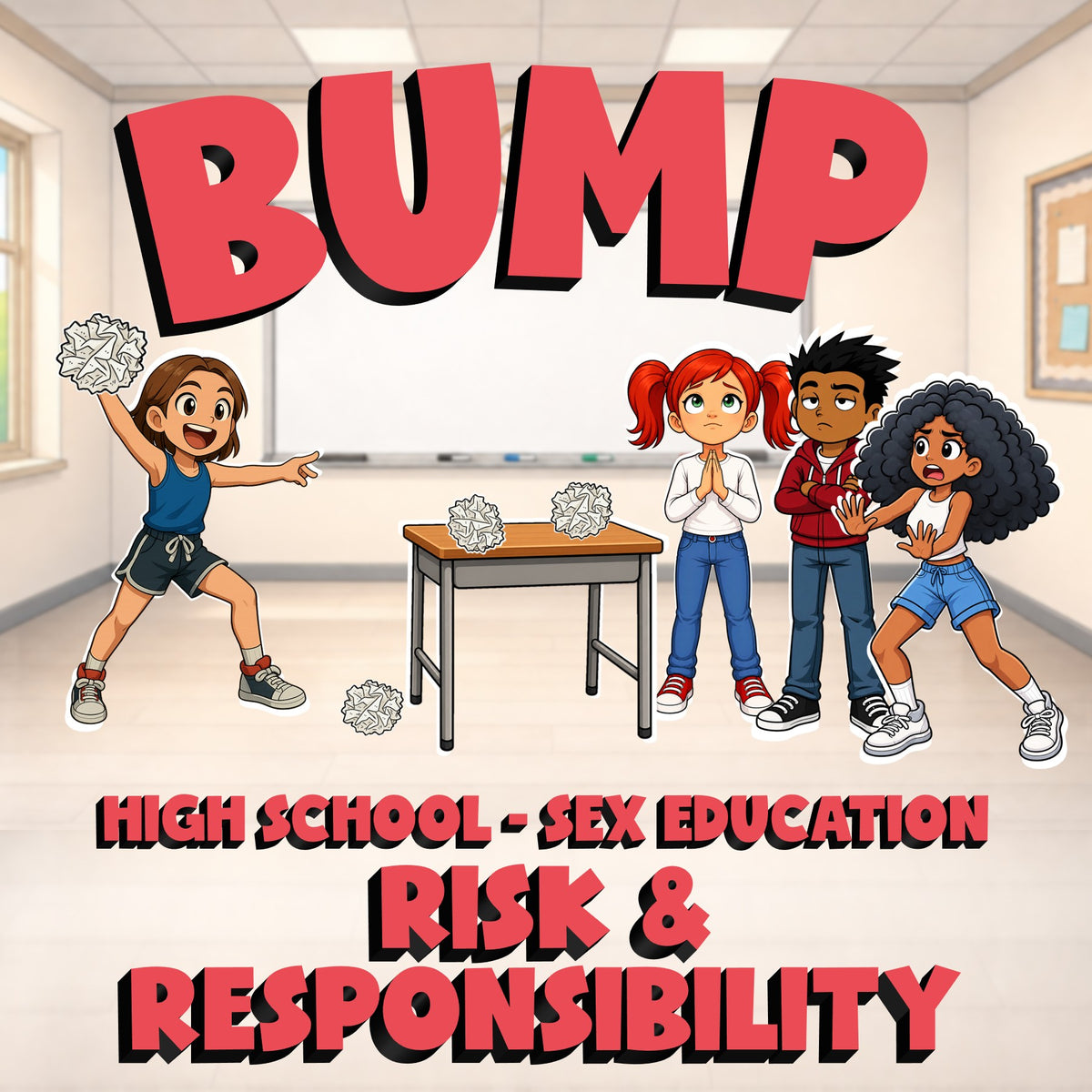 Risk & Responsibility BUMP Game - No Prep High School Sex Education Review