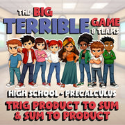 Trig Product to Sum & Sum to Product BIG TERRIBLE GAME - PreCalculus Math Review