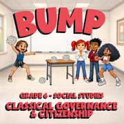 Classical Governance & Citizenship BUMP Socials Game - No Prep Grade 6 Review