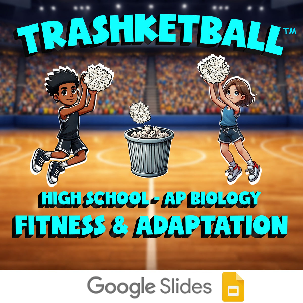 Fitness & Adaptation TRASHKETBALL Science Game - No Prep AP Biology Review
