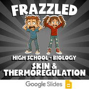 Skin & Thermoregulation FRAZZLED Science Game - No Prep Biology Review Activity