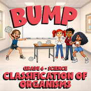 Classification of Organisms BUMP Science Game - No Prep Grade 6 Review Activity