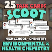 Environmental & Health Chemistry SCOOT TASK CARDS Science Game - Chemistry