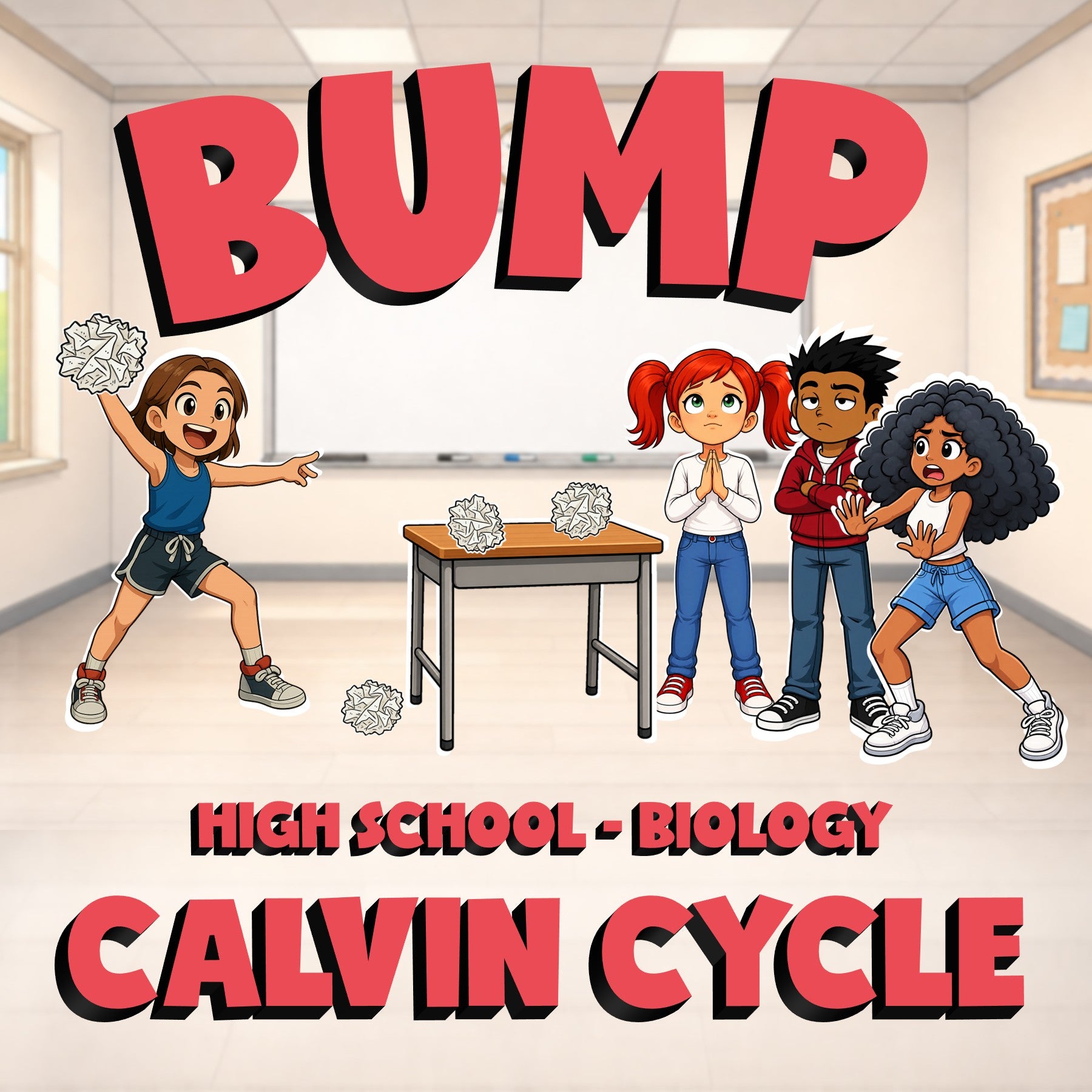 Calvin Cycle BUMP Science Game - No Prep Biology Review Activity