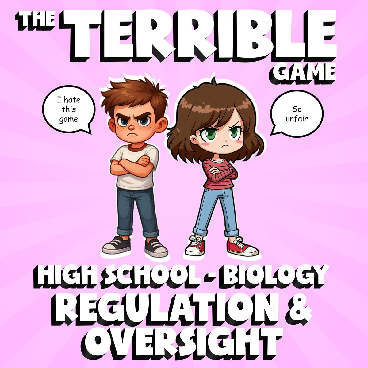 Regulation & Oversight THE TERRIBLE GAME - No Prep Biology Science Review