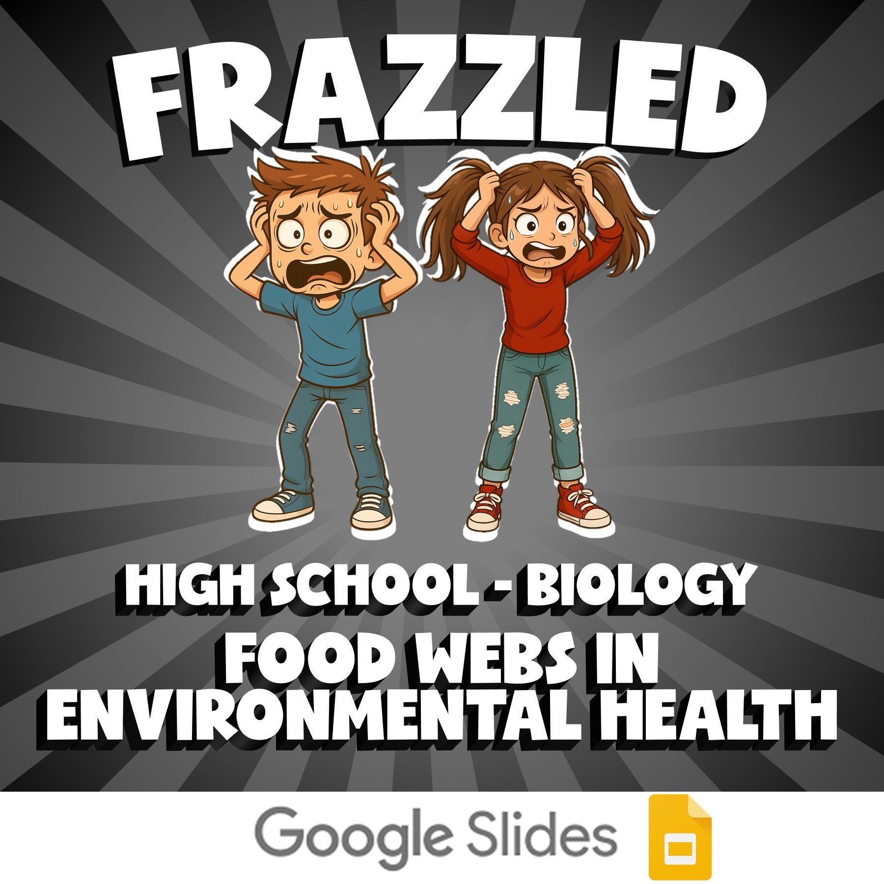 Food Webs in Environmental Health FRAZZLED Science Game - No Prep Biology Review
