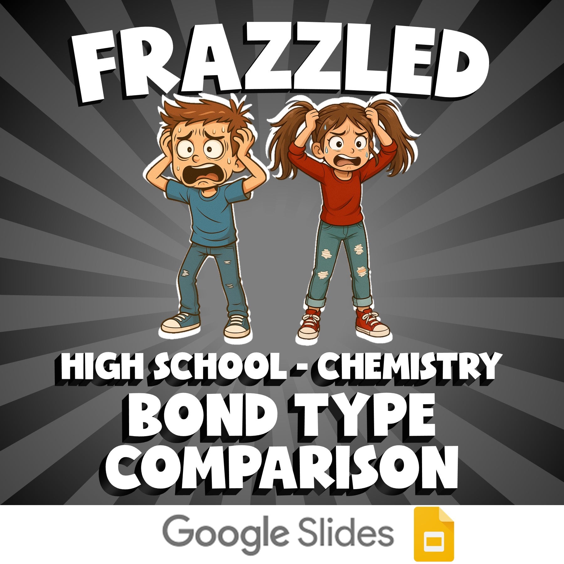 Bond Type Comparison FRAZZLED Science Game - No Prep Chemistry Review Activity