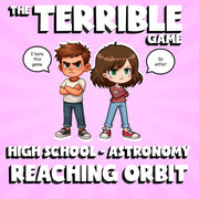 Reaching Orbit THE TERRIBLE GAME - No Prep Astronomy Science Review Activity