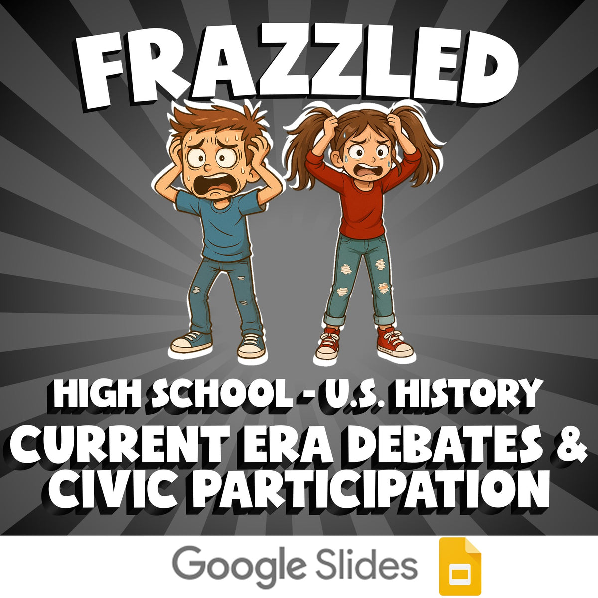 Current Era Debates & Civic Participation FRAZZLED U.S. History Game - No Prep