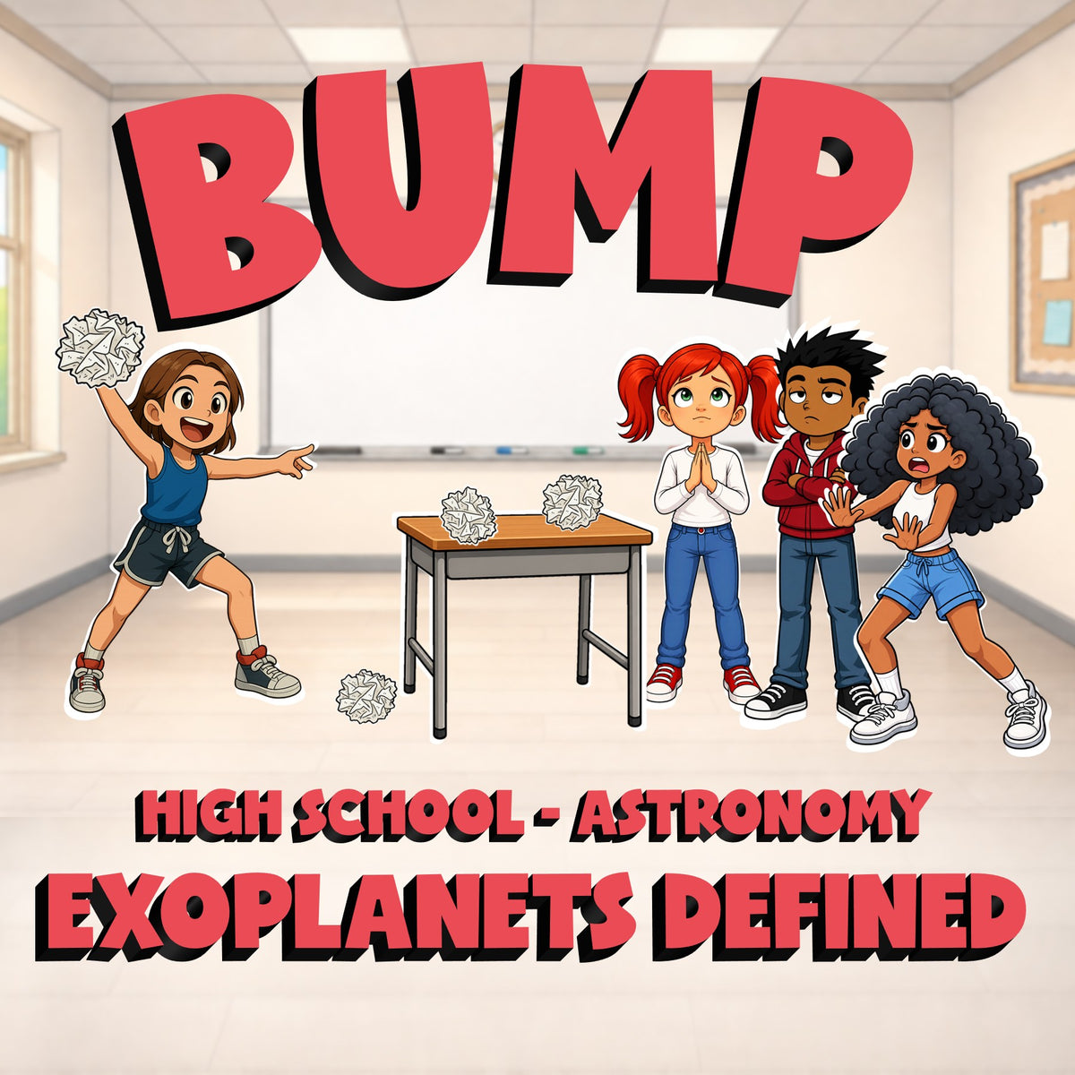 Exoplanets Defined BUMP Science Game - No Prep Astronomy Review Activity