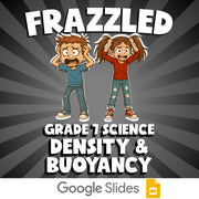 Density & Buoyancy FRAZZLED Science Game - No Prep Grade 7 Review Activity