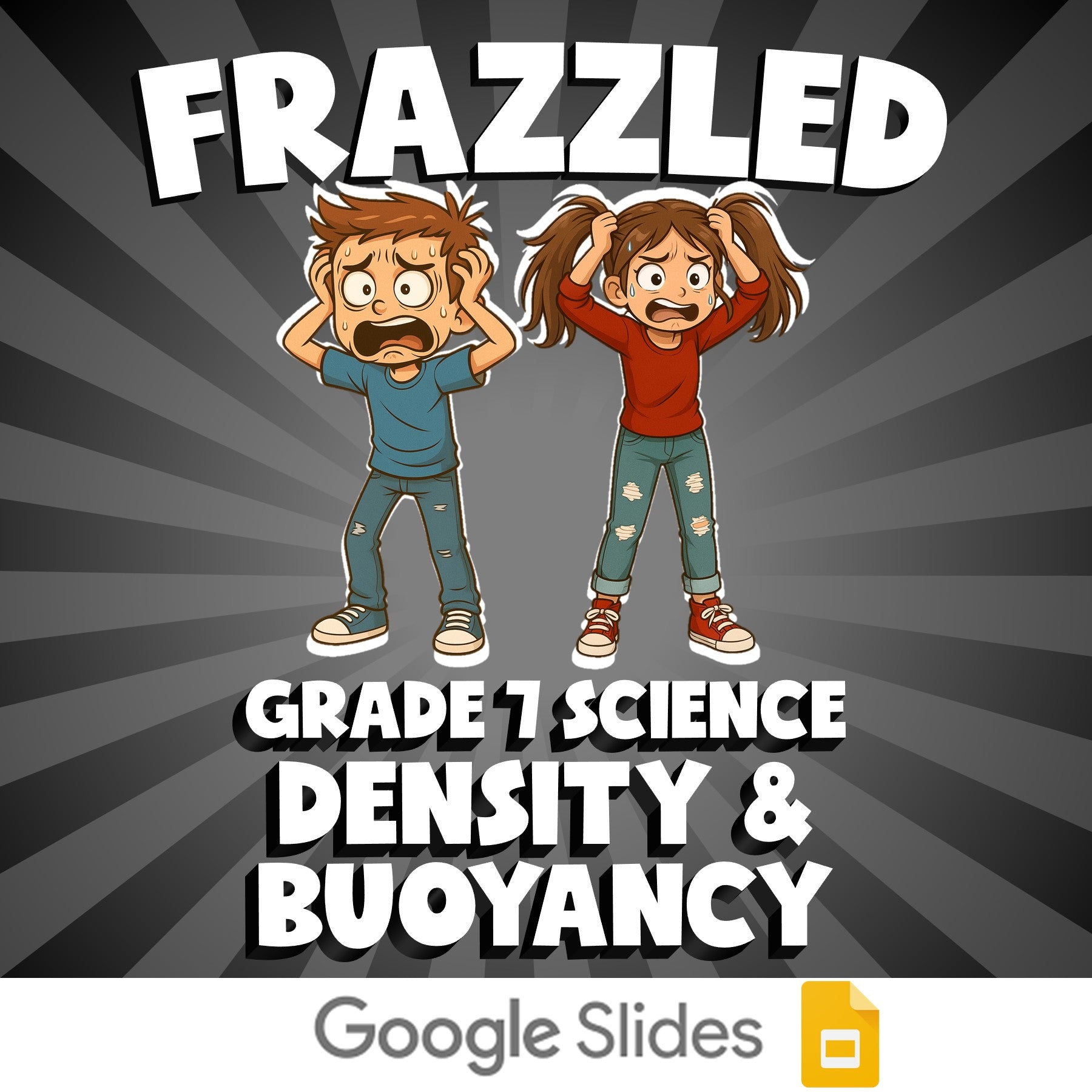 Density & Buoyancy FRAZZLED Science Game - No Prep Grade 7 Review Activity