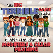 Modifiers & Clear Meaning BIG TERRIBLE GAME - No Prep Grade 9 ELA Review