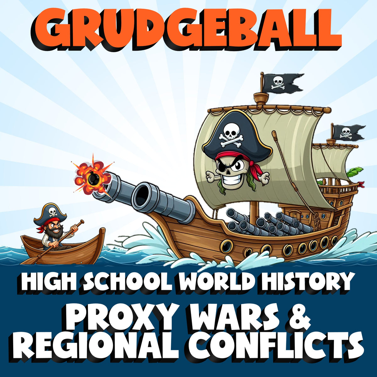 Proxy Wars & Regional Conflicts GRUDGEBALL Game - No Prep World History Review