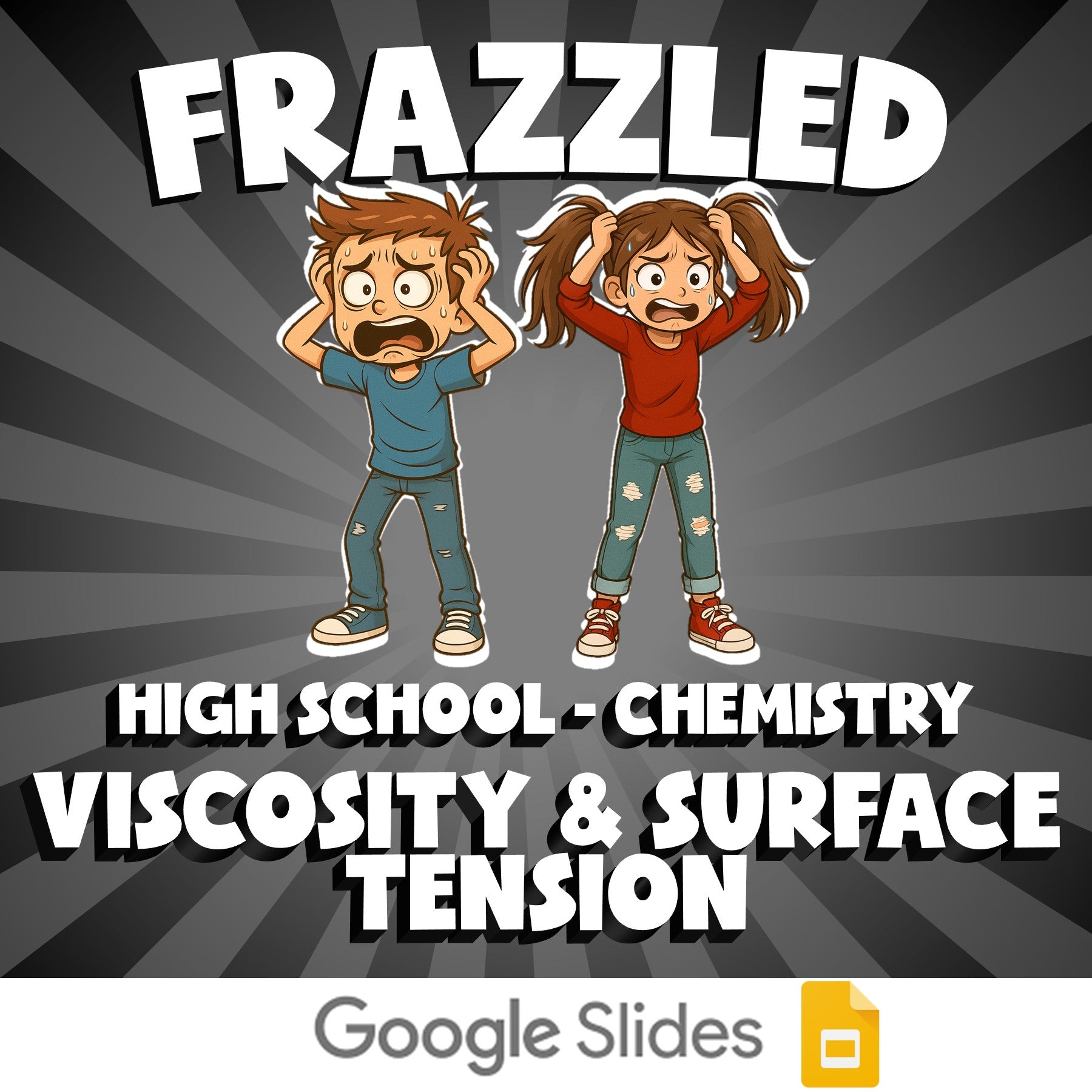 Viscosity & Surface Tension FRAZZLED Science Game - No Prep Chemistry Review