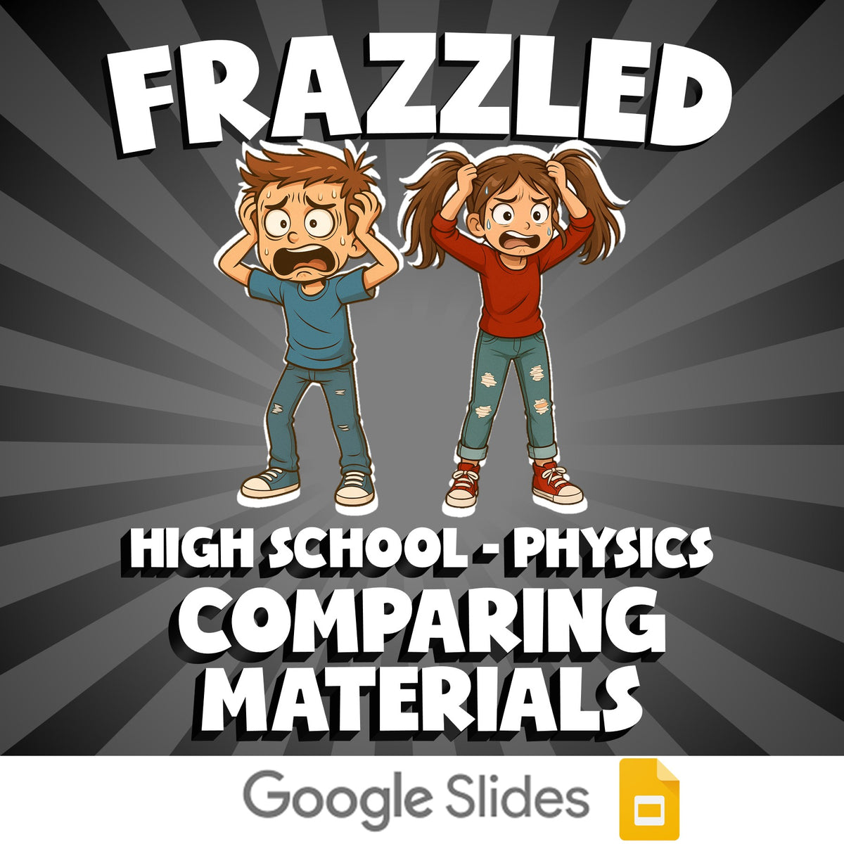 Comparing Materials FRAZZLED Science Game - No Prep Physics Review Activity