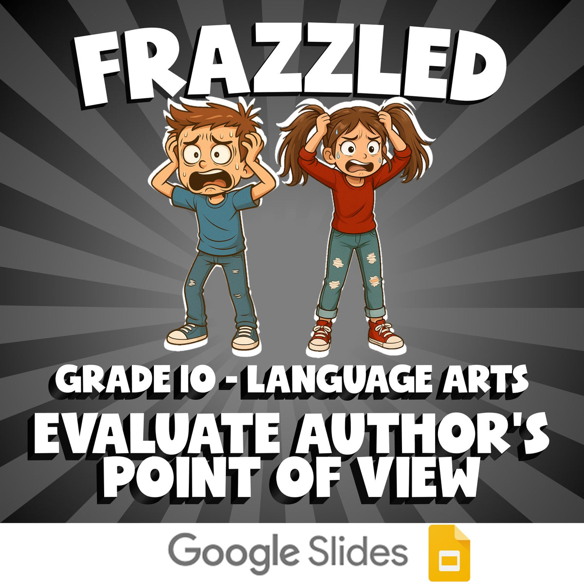 Evaluate Author’s Point of View FRAZZLED ELA Game - No Prep Grade 10 Review