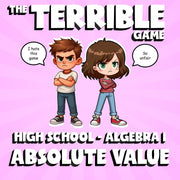 Absolute Value THE TERRIBLE GAME - No Prep Algebra 1 Math Review Activity