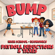 Payroll Deductions & Taxes BUMP Economics Game - No Prep Review Activity
