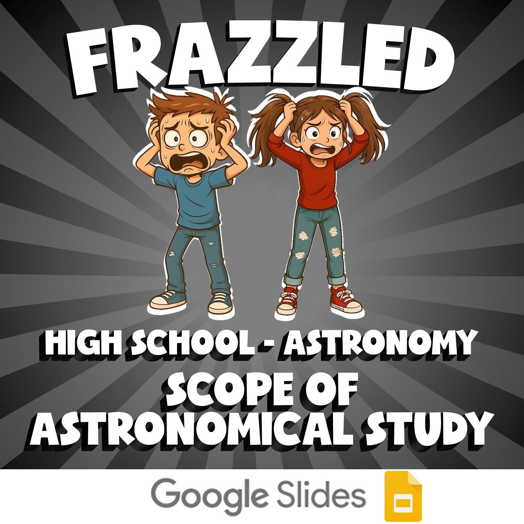 Scope of Astronomical Study FRAZZLED Science Game - No Prep Astronomy Review