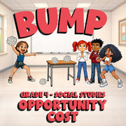 Opportunity Cost BUMP Socials Game - No Prep Grade 4 Review Activity