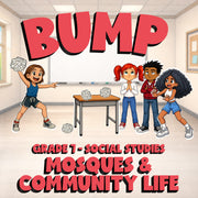 Mosques & Community Life BUMP Socials Game - No Prep Grade 7 Review Activity