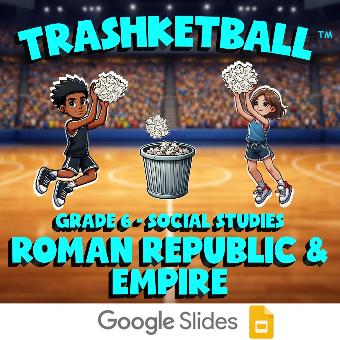 Roman Republic & Empire TRASHKETBALL Socials Game - No Prep Grade 6 Review