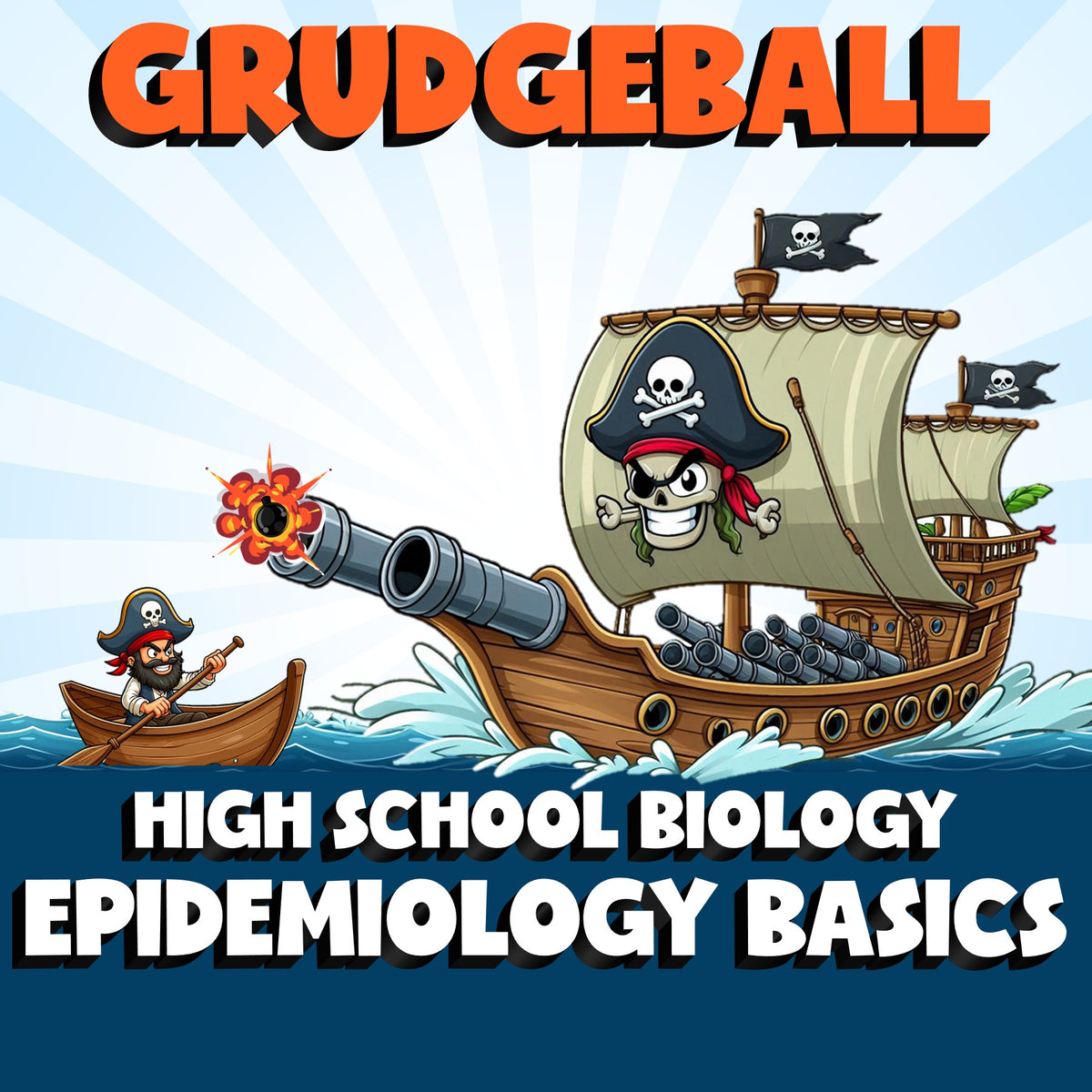 Epidemiology Basics GRUDGEBALL Science Game - No Prep Biology Review Activity